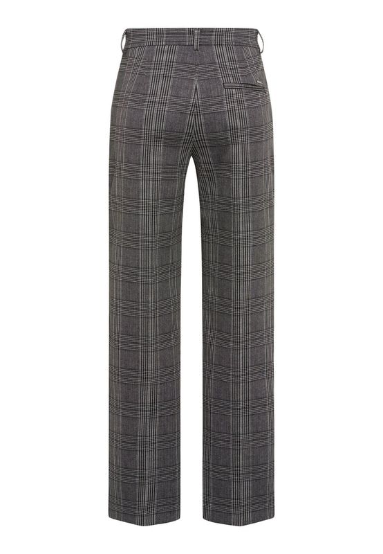 Brax Maine Wide Leg Plaid Pants