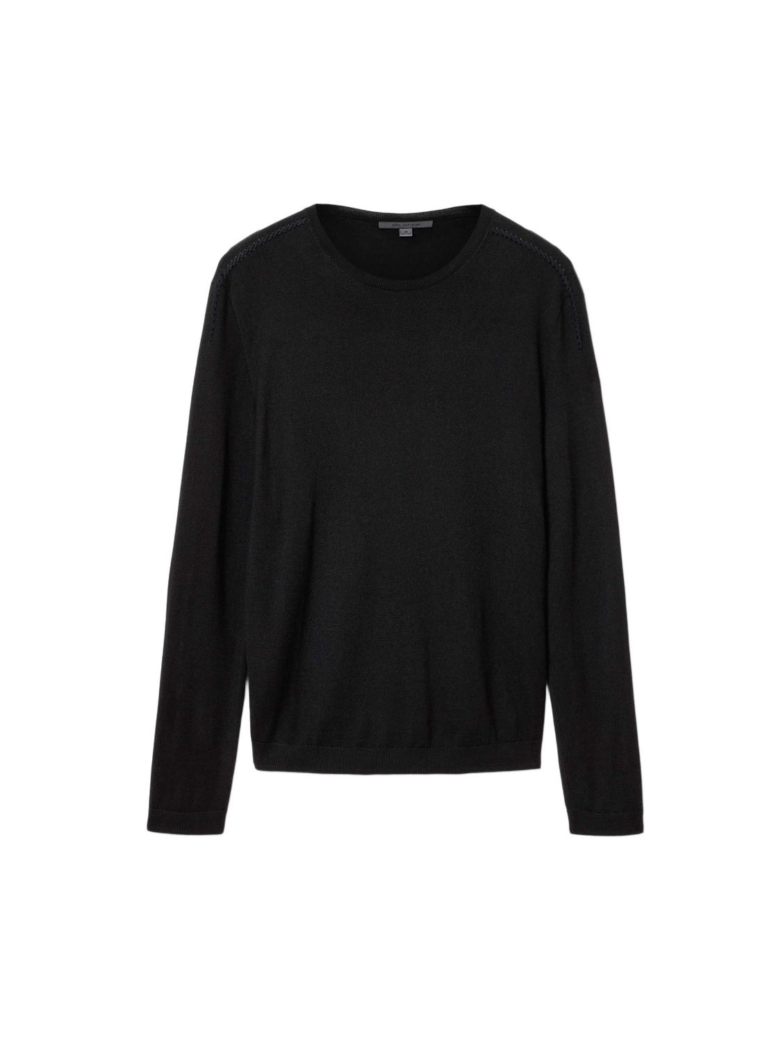 John Varvatos Novas Regular Fit Crewneck w/ Whip Stitch Detail