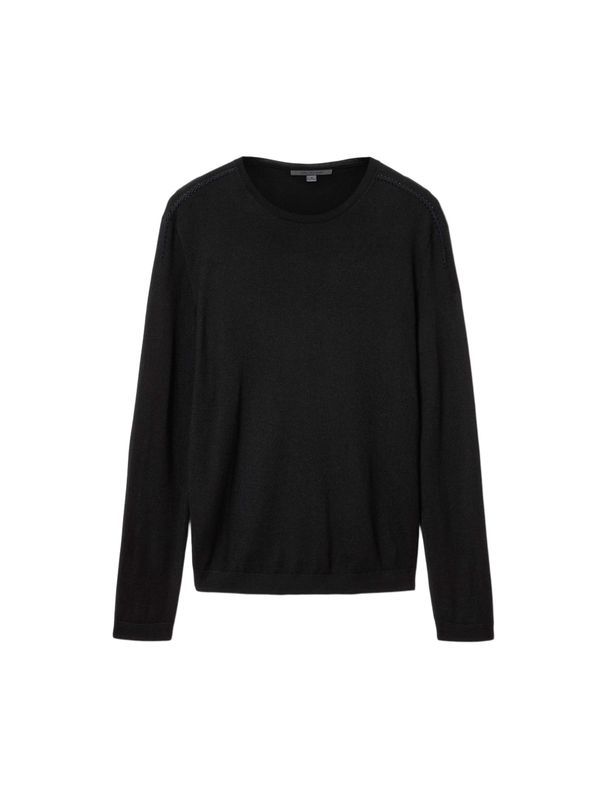 John Varvatos Novas Regular Fit Crewneck w/ Whip Stitch Detail