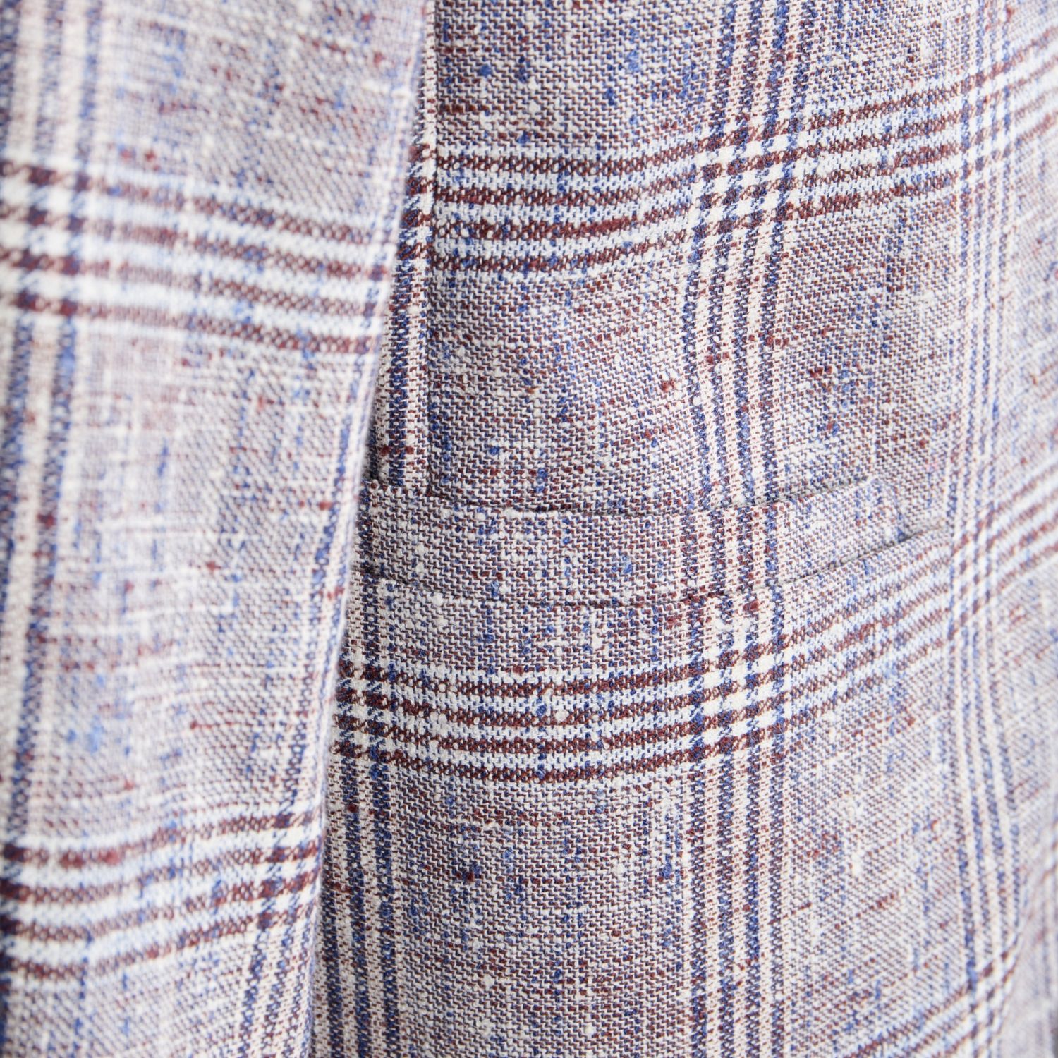 Luciano Barbera Plaid Biella Jacket