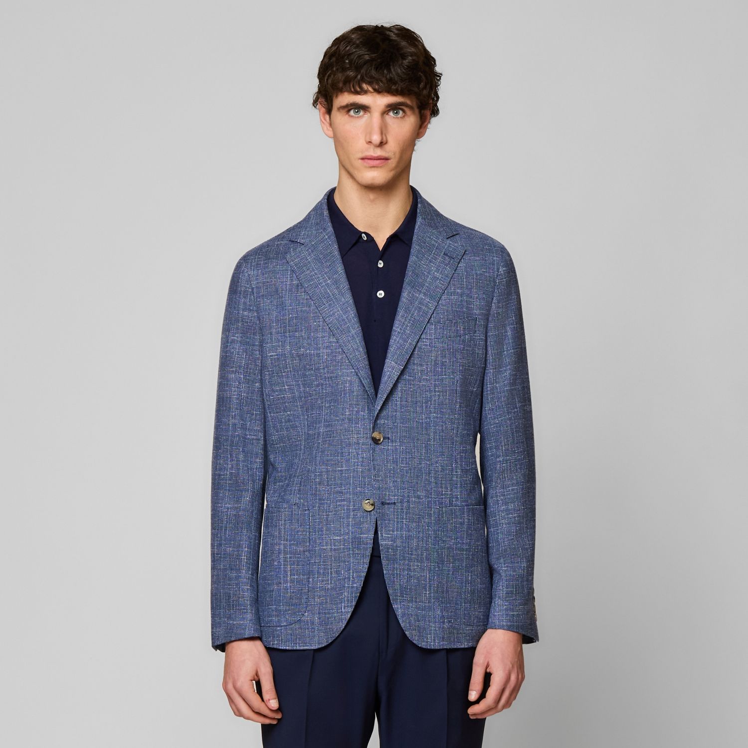 Luciano Barbera Multi Check Biella Jacket