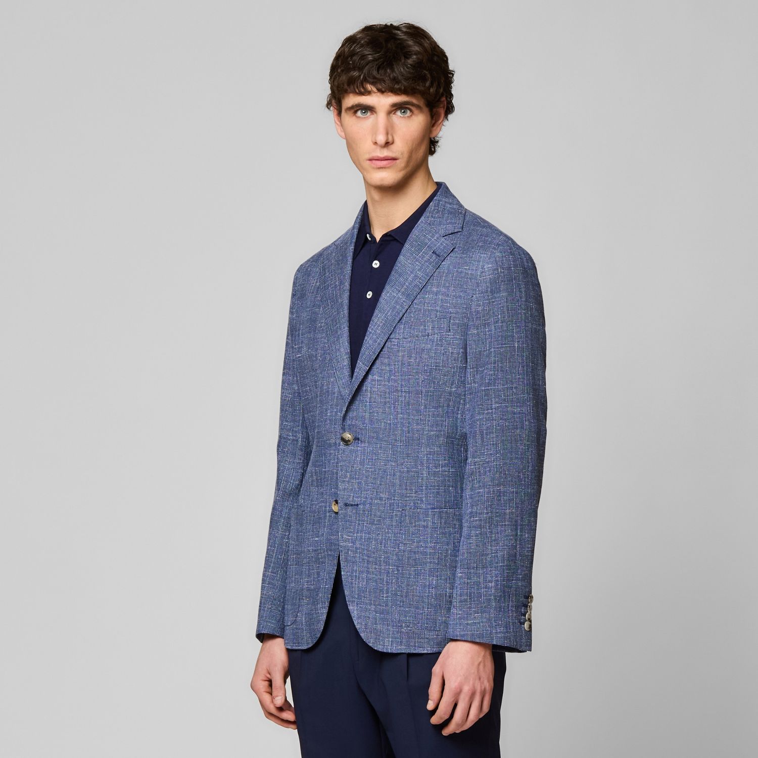 Luciano Barbera Multi Check Biella Jacket