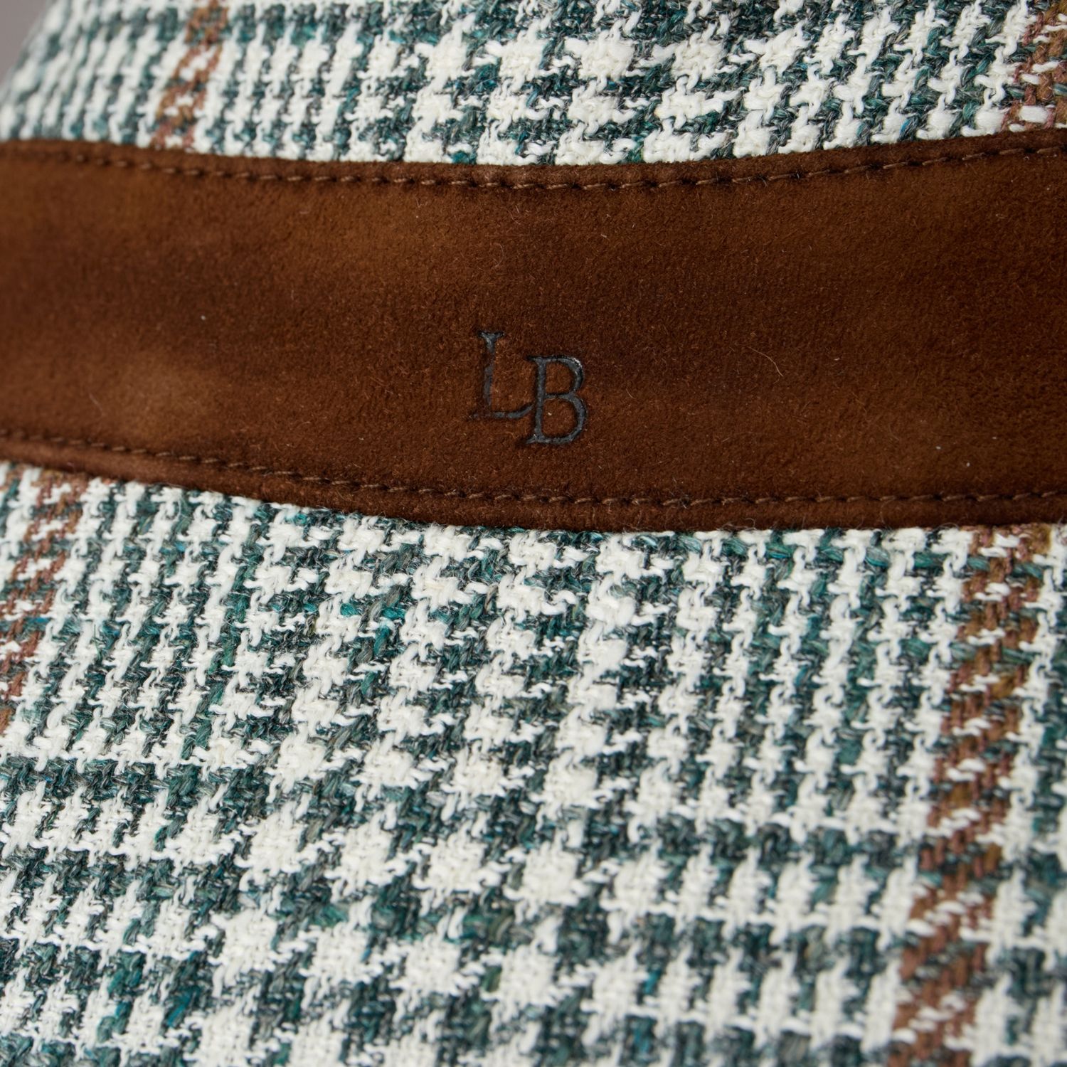 Luciano Barbera Fabric Vest w/ Suede Back