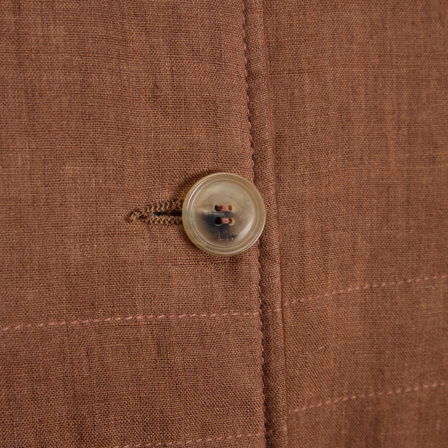 Luciano Barbera Suede/Linen Reversible Vest
