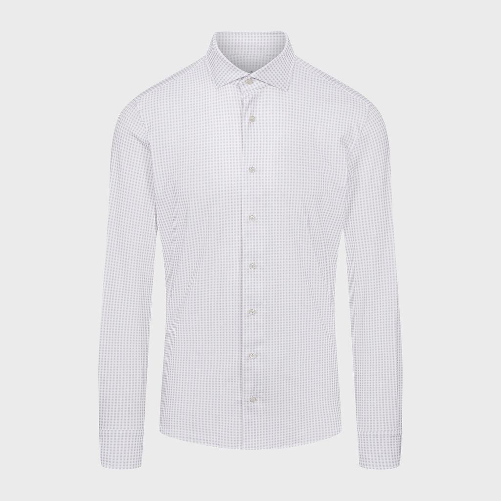 Emanuel Berg 4Flex Microcheck Shirt