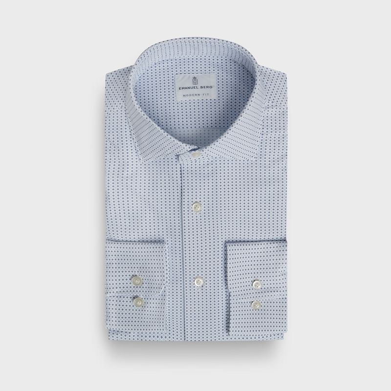 Emanuel Berg Performance Tech Striped Shirt