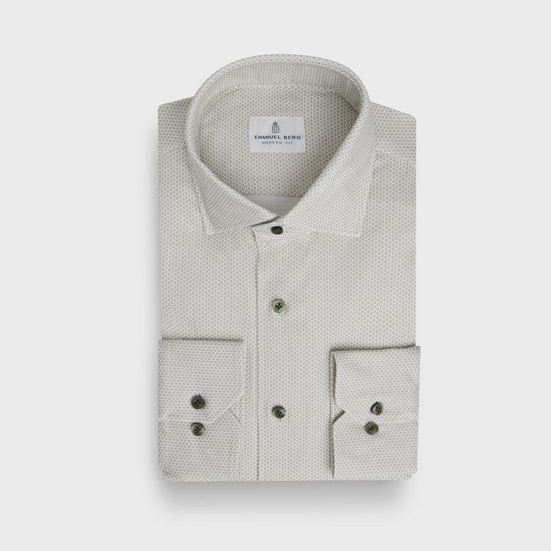 Emanuel Berg Modern 4 Flex Stretch Knit Shirt