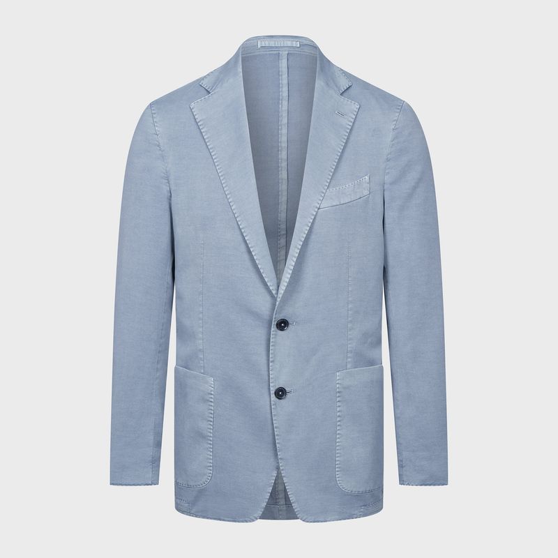 Emanuel Berg Washed Soft Cotton Deconstructed Sport Coat