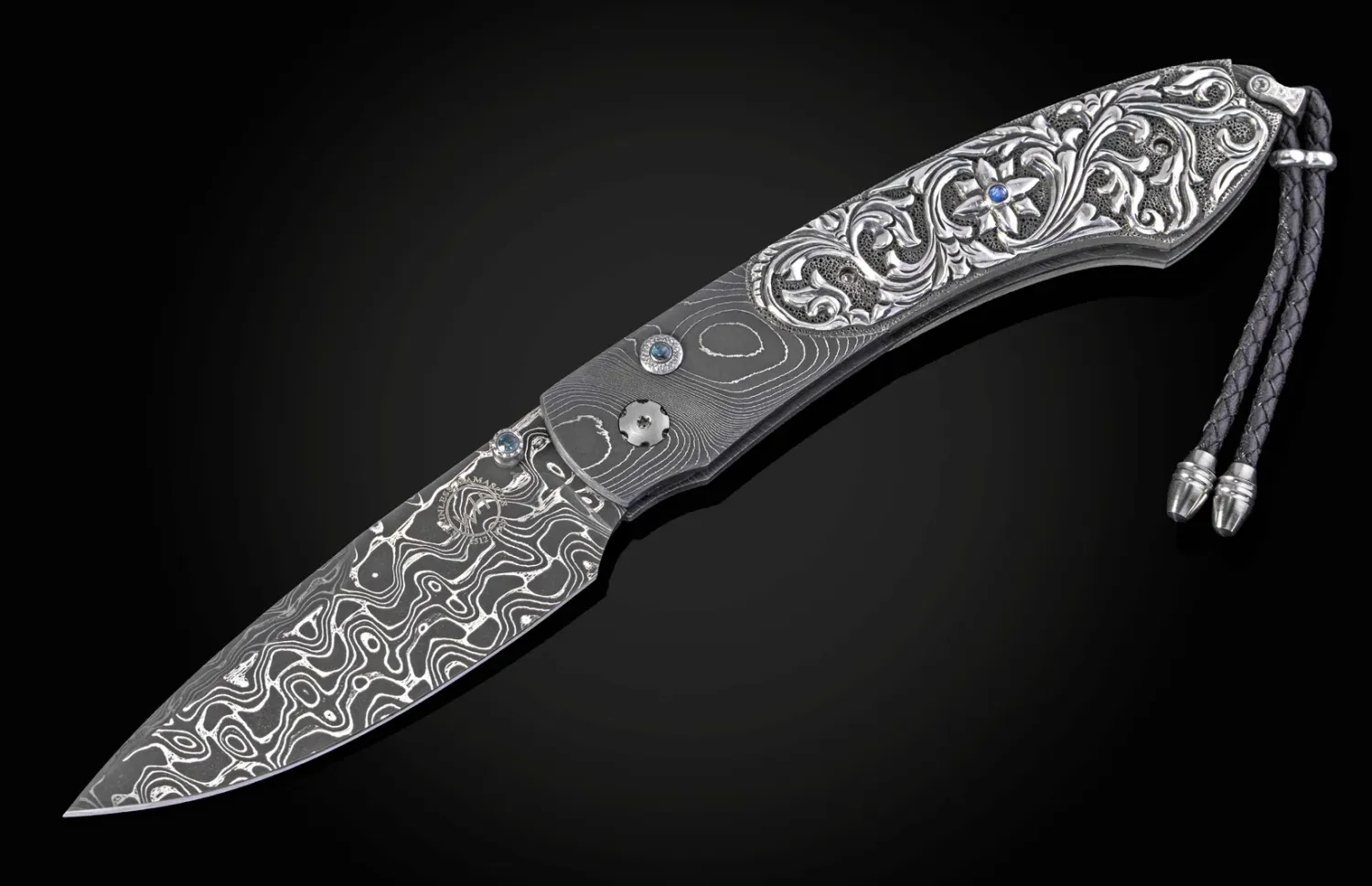 William Henry Blue Swirl Spearpoint