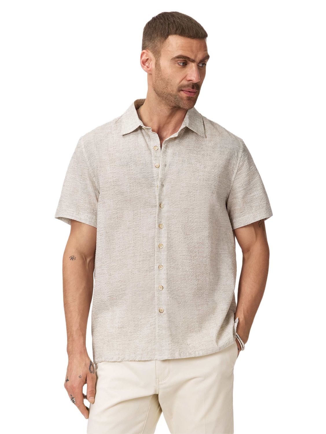 John Varvatos Malon Seersucker Shirt