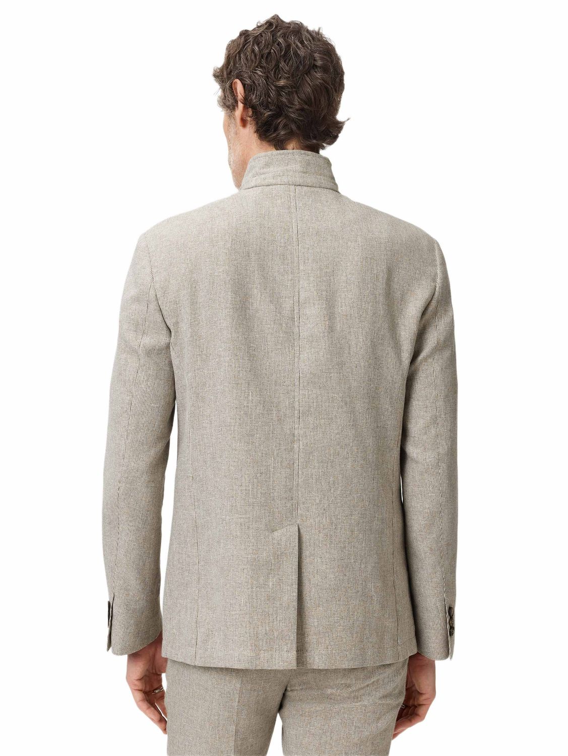 John Varvatos Microcheck Redwood Jacket