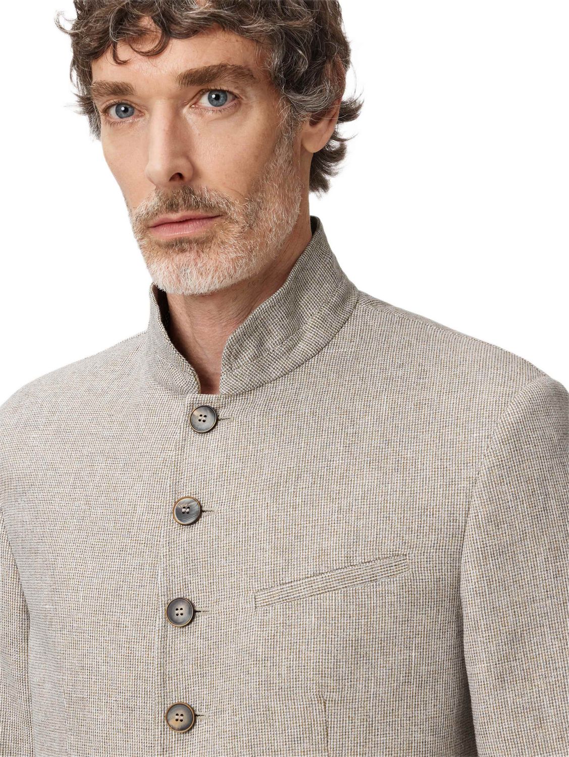 John Varvatos Microcheck Redwood Jacket