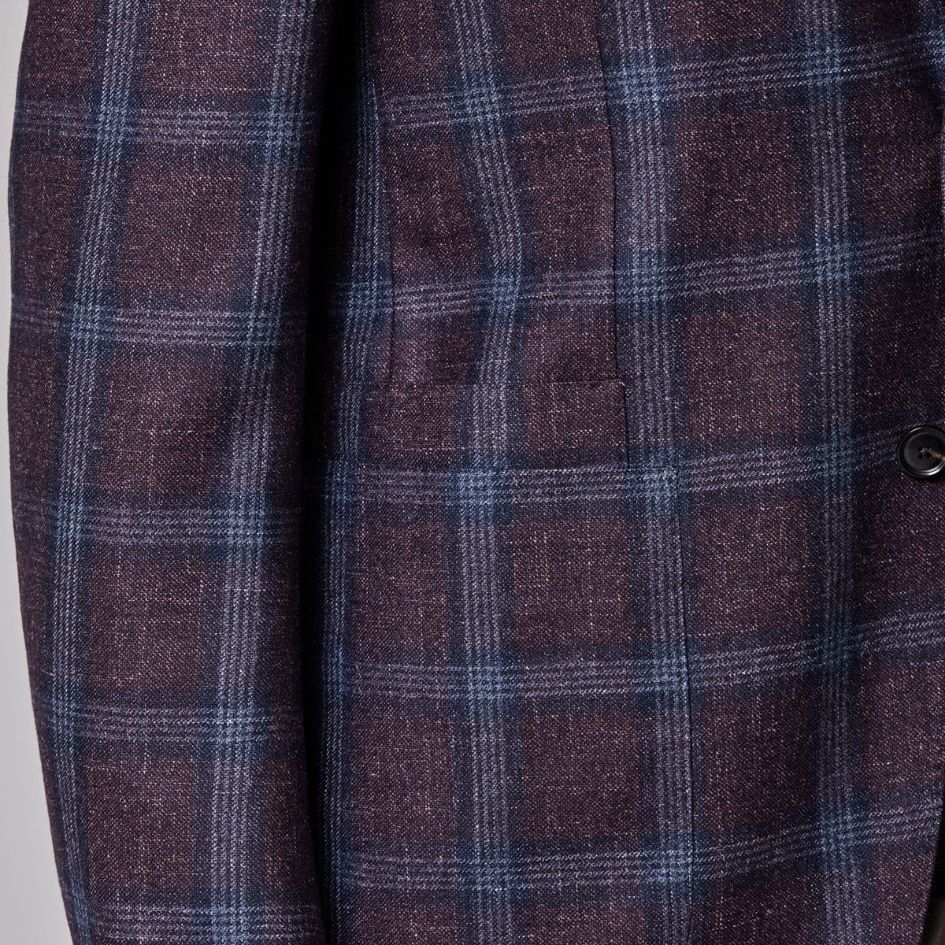 Luciano Barbera Plaid Biella Jacket