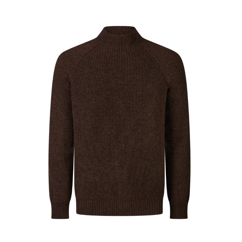 Luciano Barbera Wool Cashmere Raglan Crew