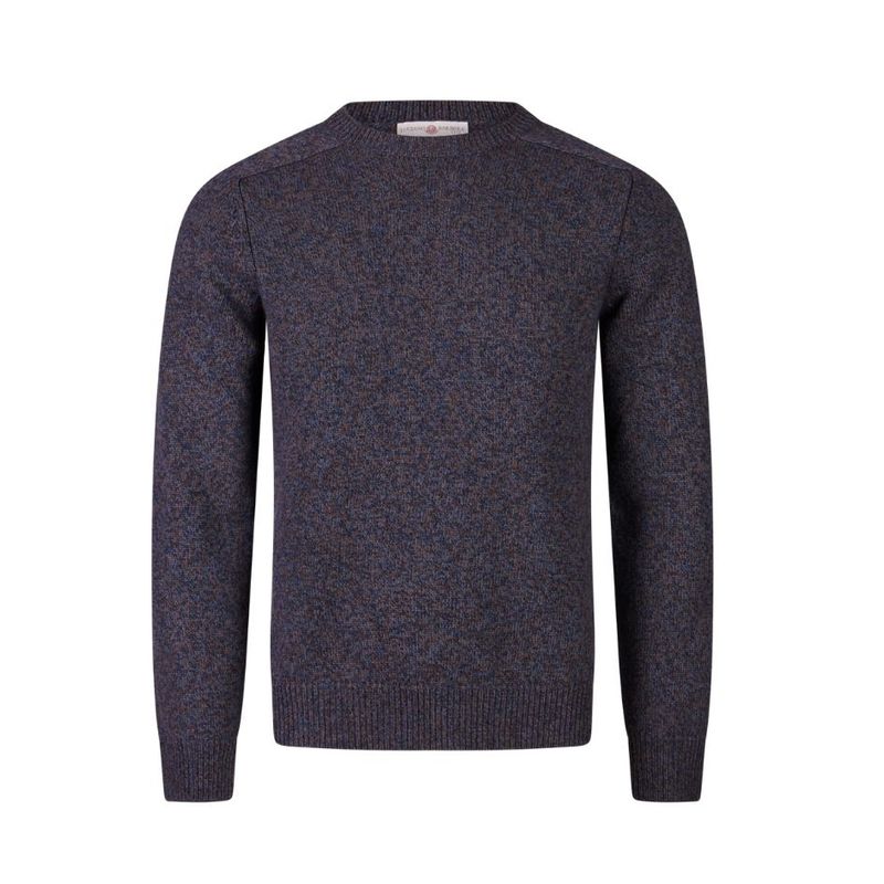 Luciano Barbera Marled Tritone Crew Neck