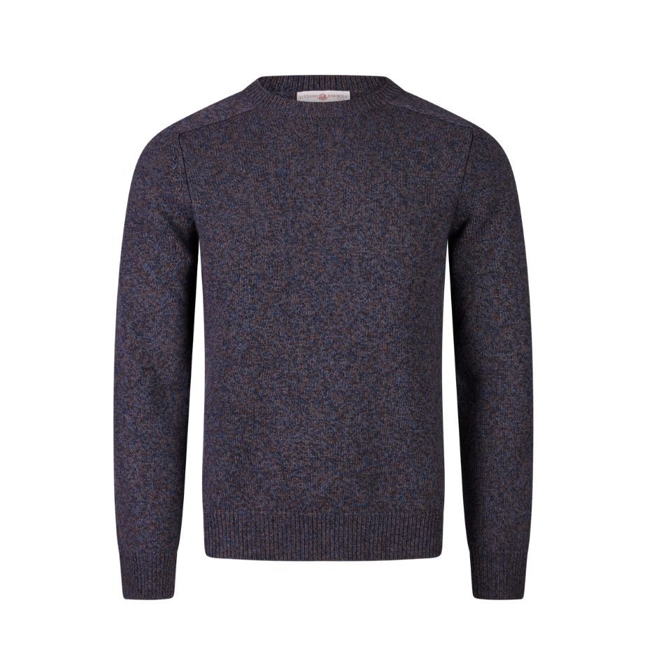 Luciano Barbera Marled Tritone Crew Neck