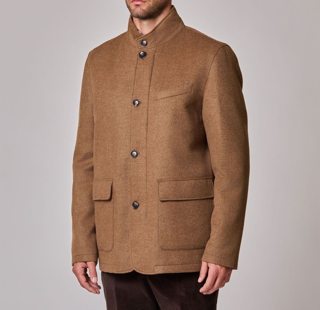 Luciano Barbera Shearling Hybrid Blazer