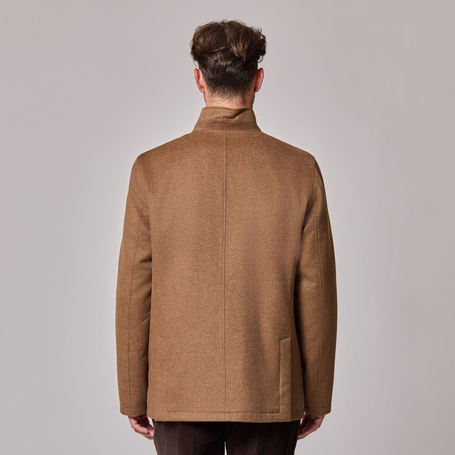 Luciano Barbera Shearling Hybrid Blazer