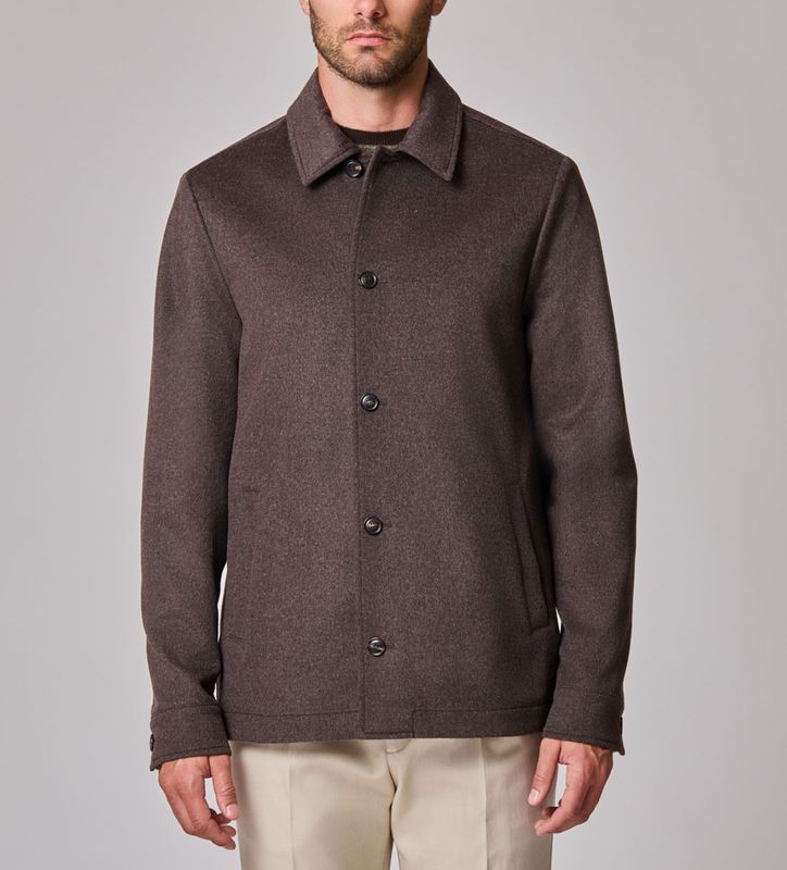 Luciano Barbera Reversible Wool Cashmere Jacket