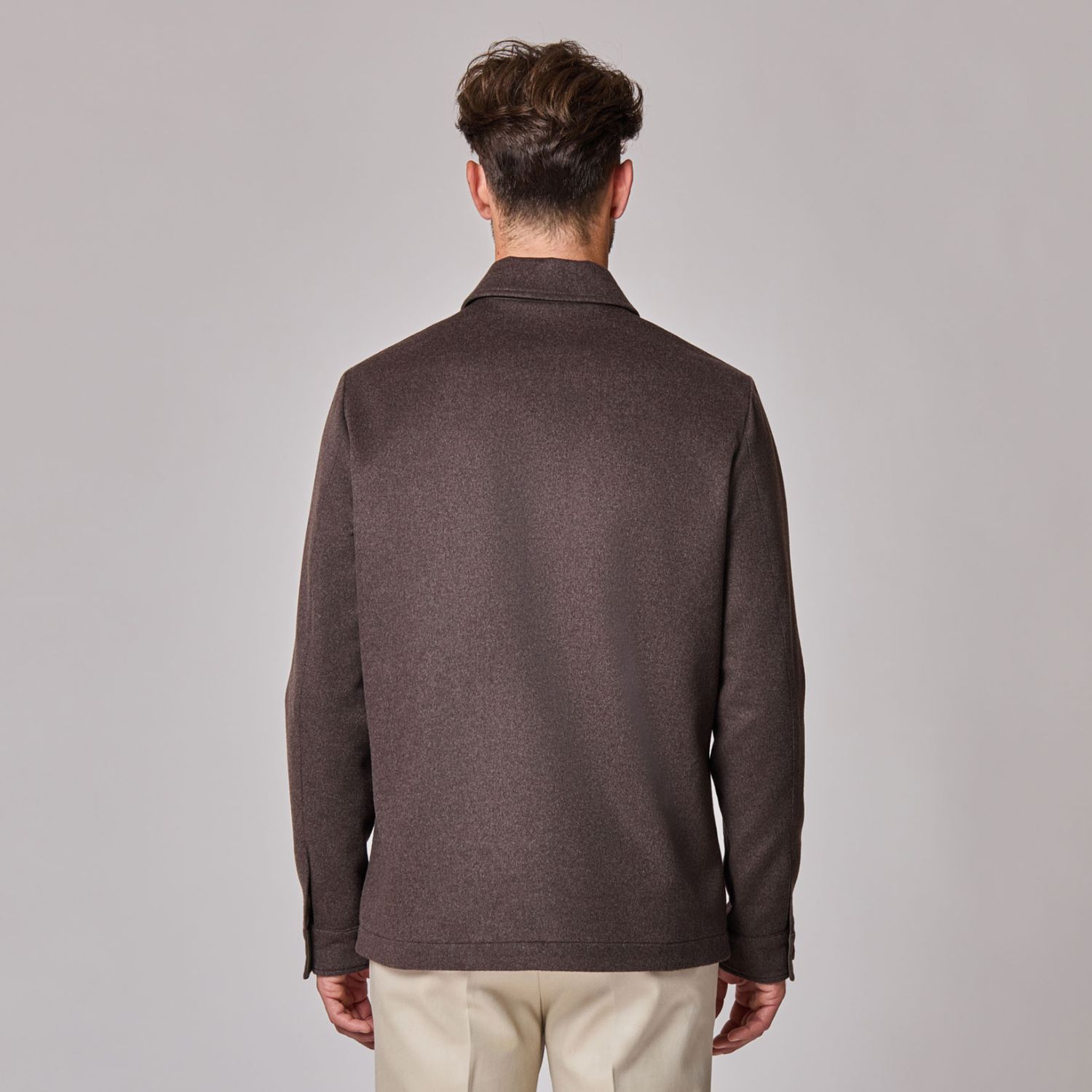 Luciano Barbera Reversible Wool Cashmere Jacket