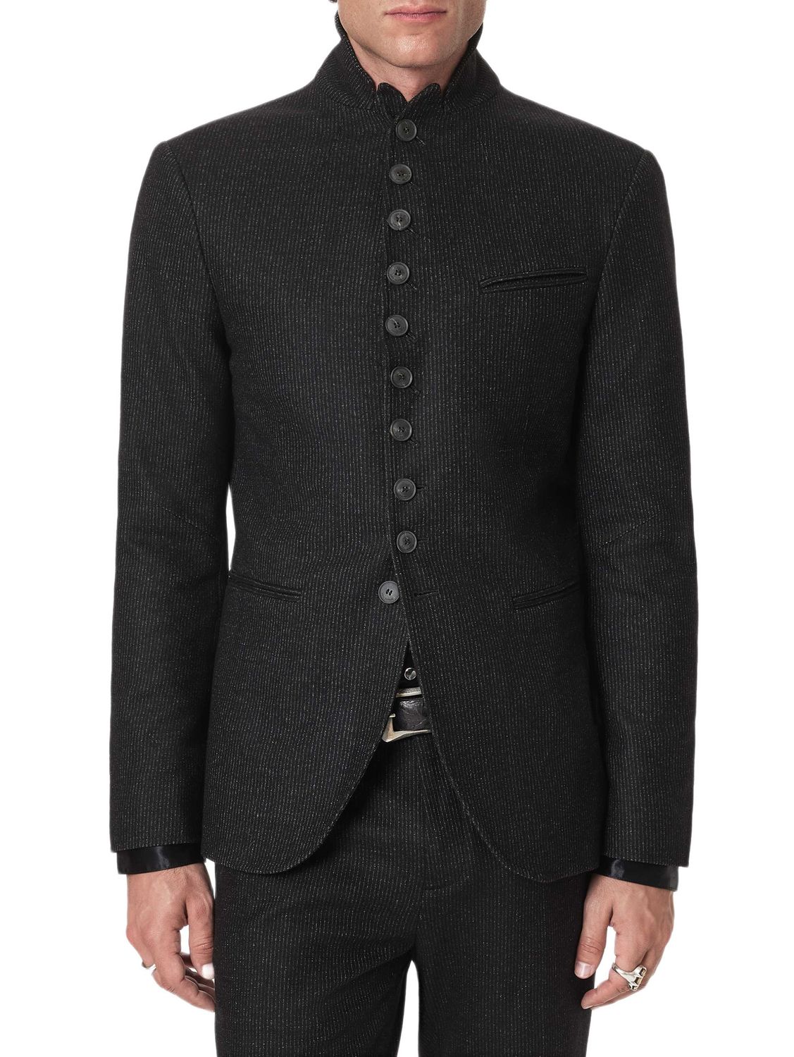 John Varvatos Striped Woodward Jacket