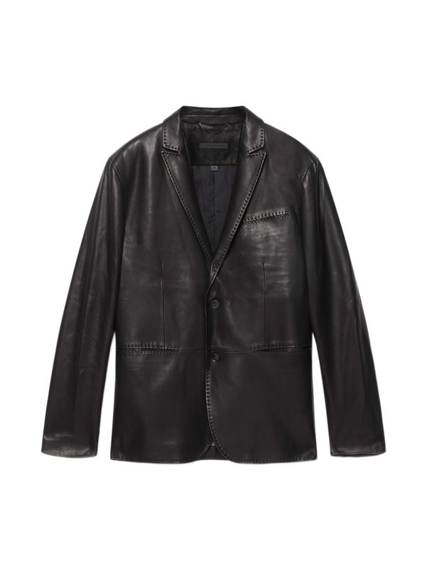 John Varvatos Arundel Leather Blazer