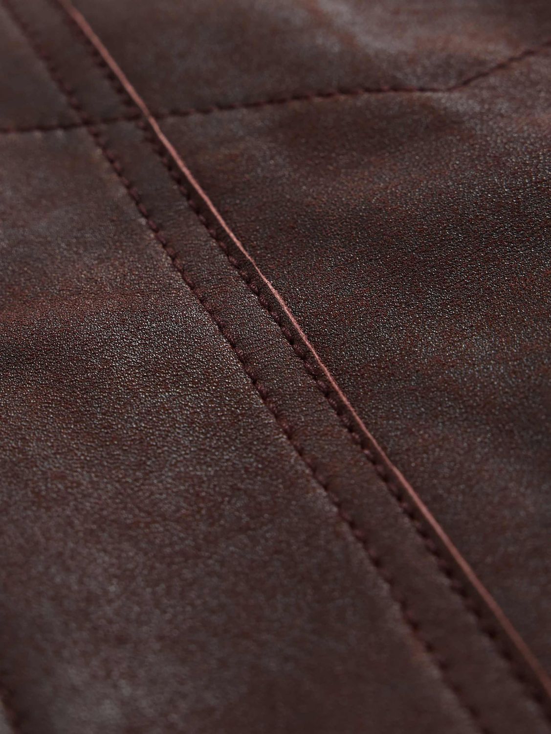 John Varvatos Andrew Burnished Suede Trucker