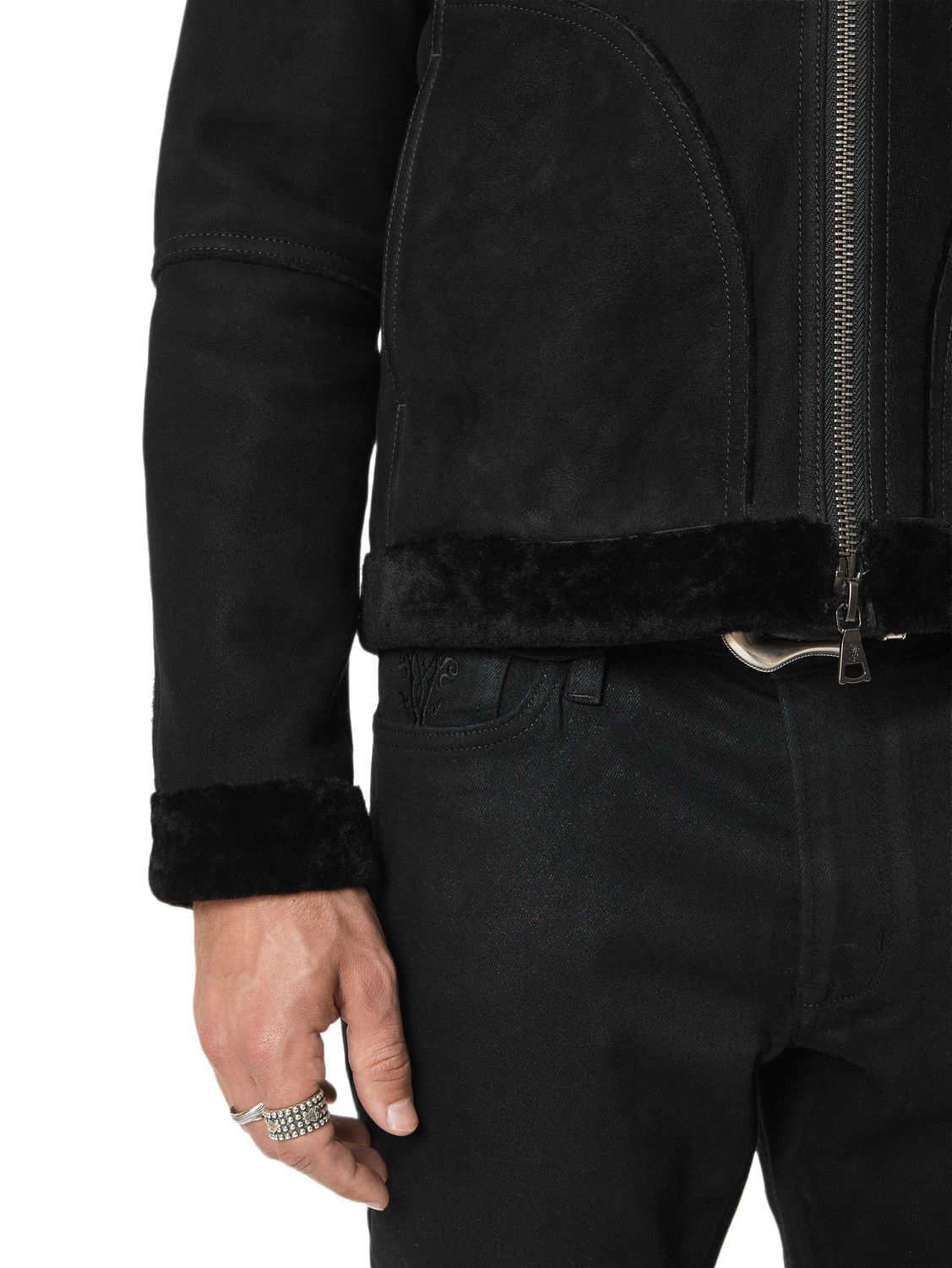 John Varvatos Andsell Shearling Bomber