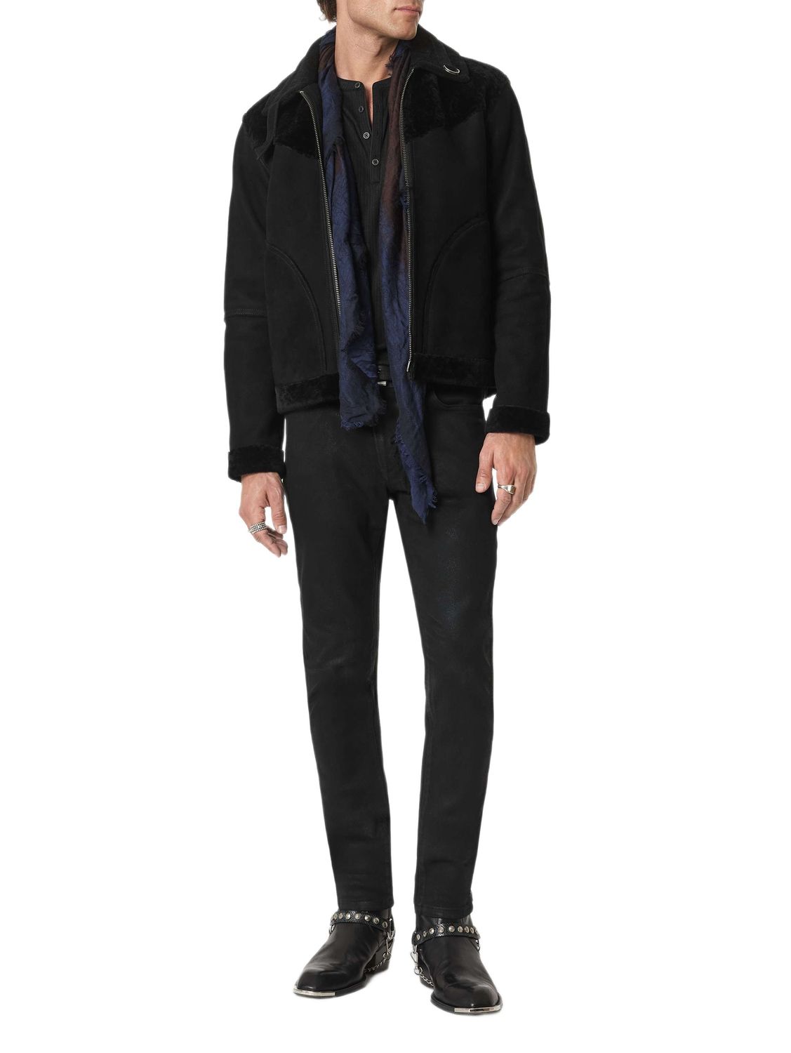 John Varvatos Andsell Shearling Bomber