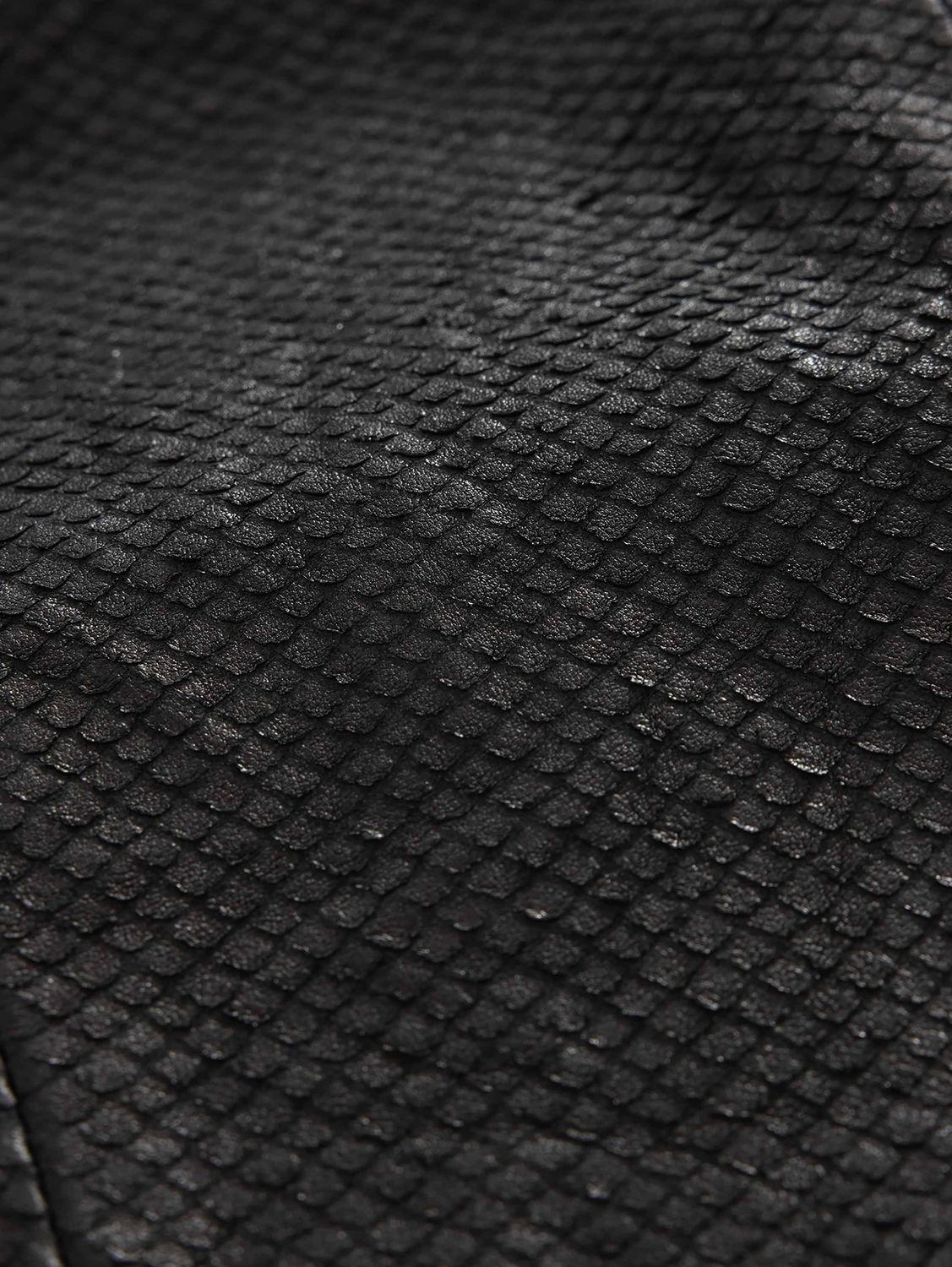John Varvatos Embossed Varick Leather Jacket