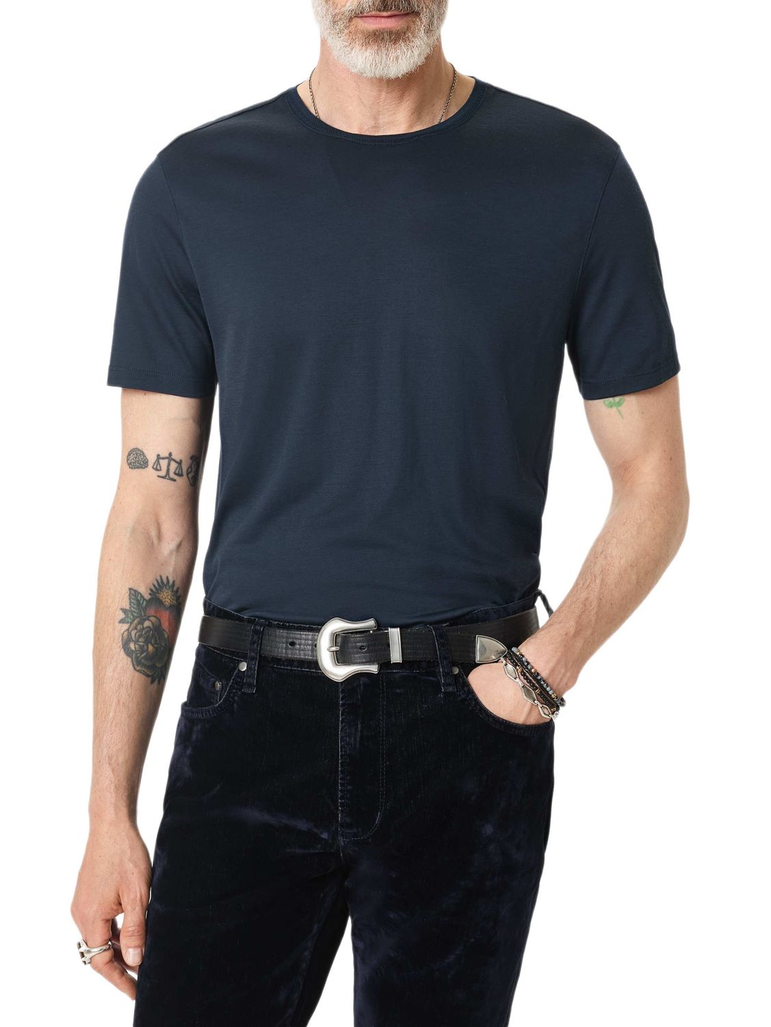 John Varvatos Halden Merino S/S Shirt