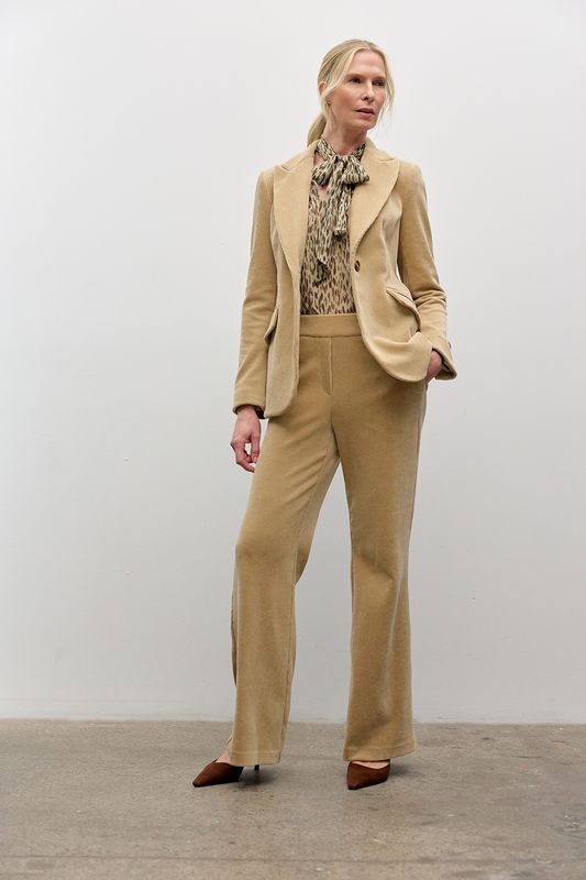 Iris Setlakwe Printed Chiffon Blouse w/ Detachable Tie