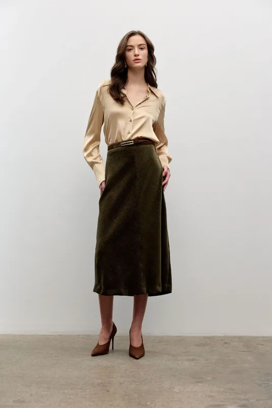Iris Setlakwe Button Down Classic Stretch Silk Blouse