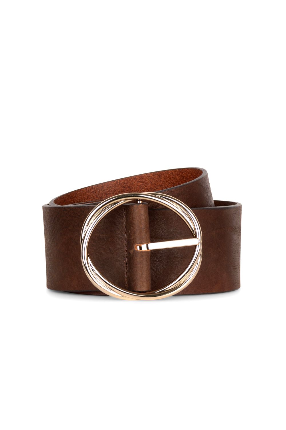 Iris Setlakwe Leather Belt with Twist Buckle