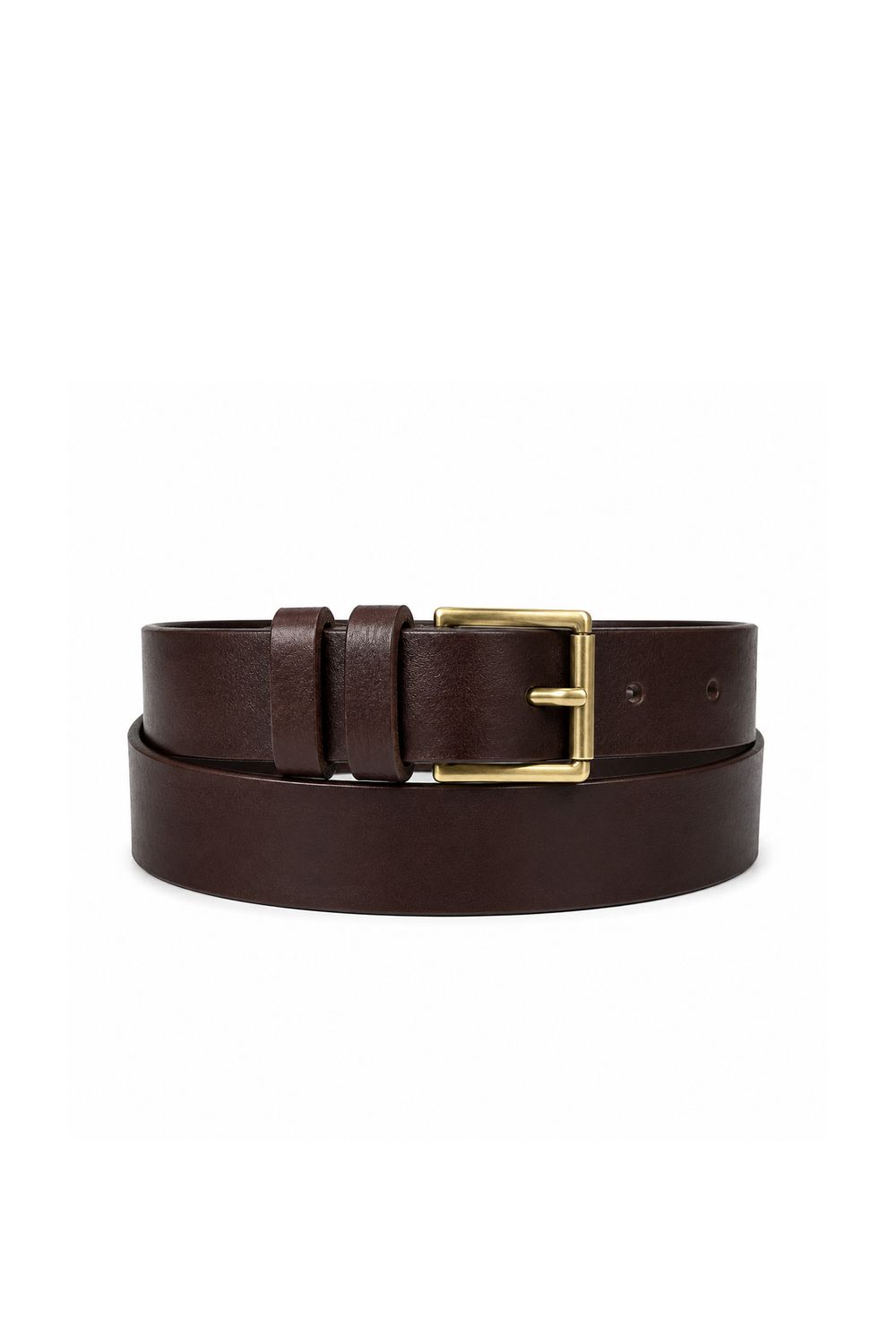 Iris Setlakwe Leather Double Wrap Belt with Roller Buckle