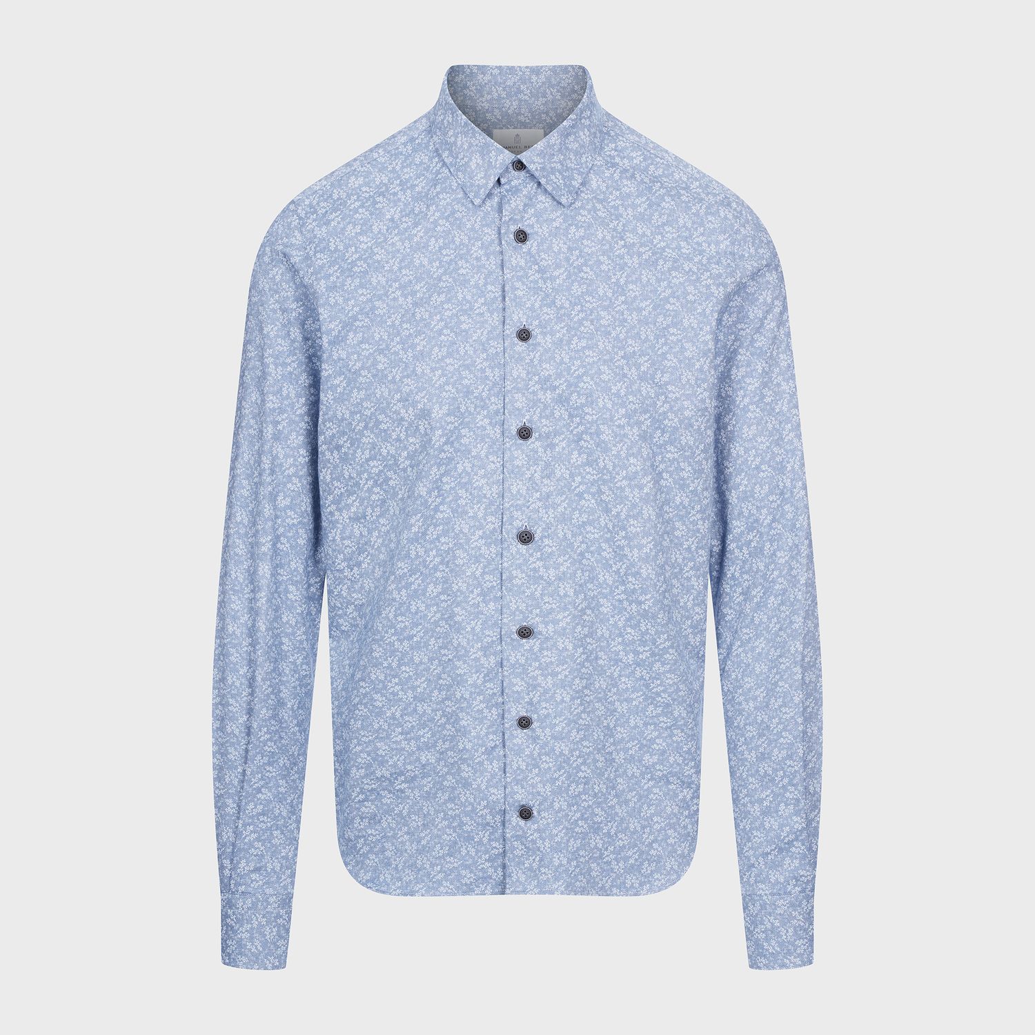 Emanuel Berg Floral Cotton Lyocell Sport Shirt