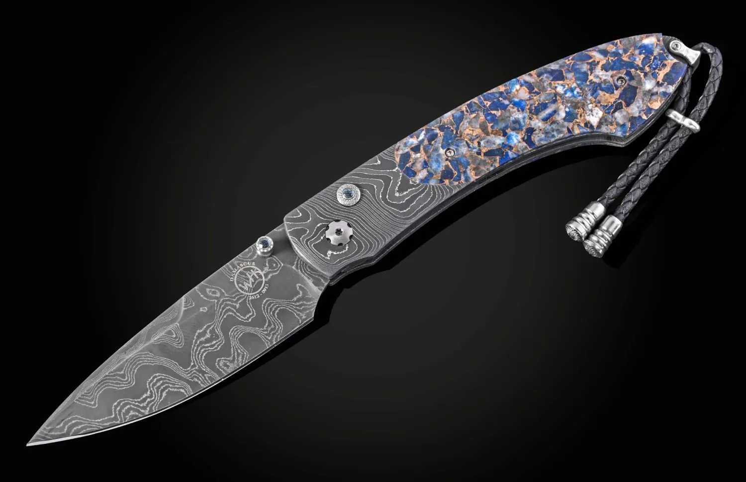 William Henry Blue Twist Spearpoint
