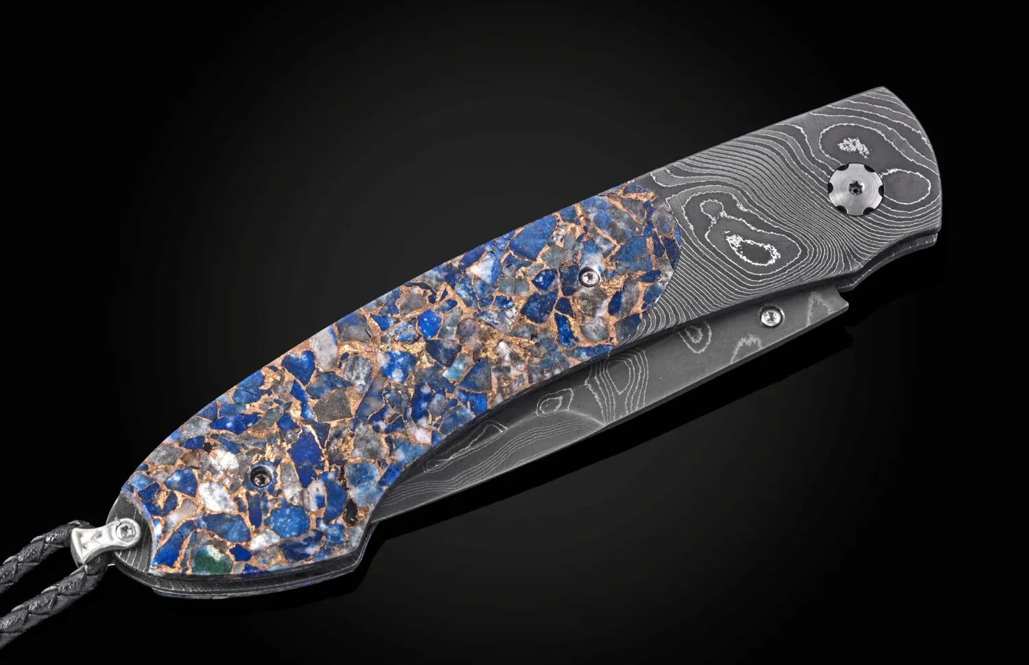 William Henry Blue Twist Spearpoint