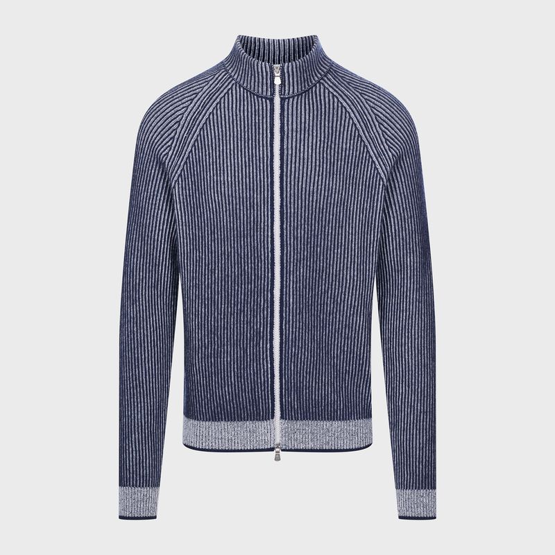Emanuel Berg Full Zip Merino Cashmere Cardigan