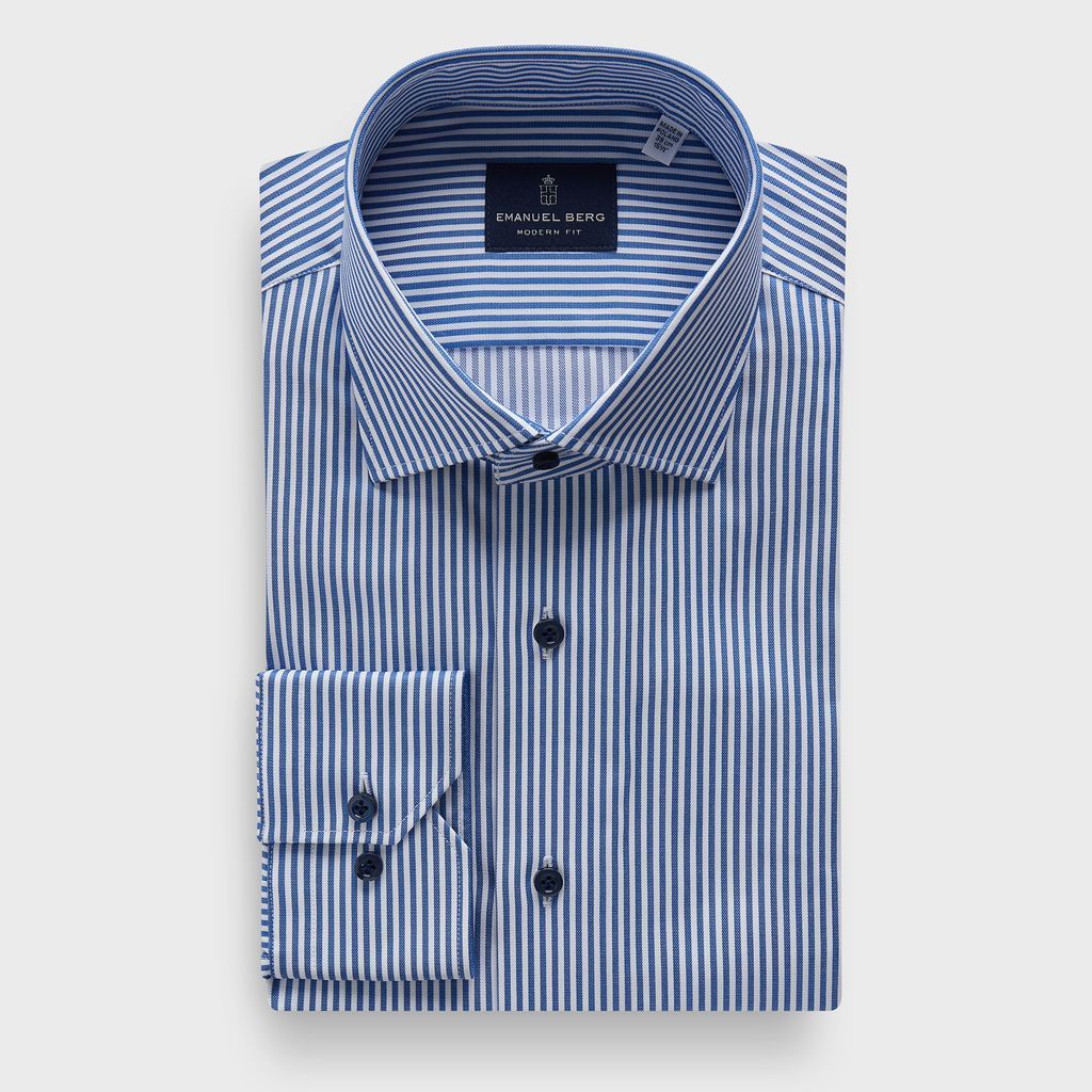Emanuel Berg Striped Dress Shirt
