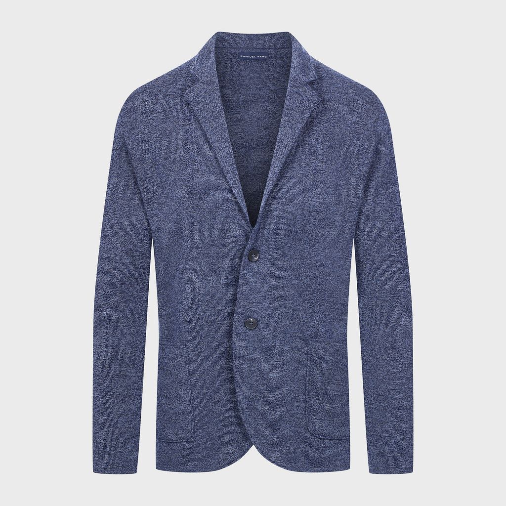 Emanual Berg Marled Knit Blazer
