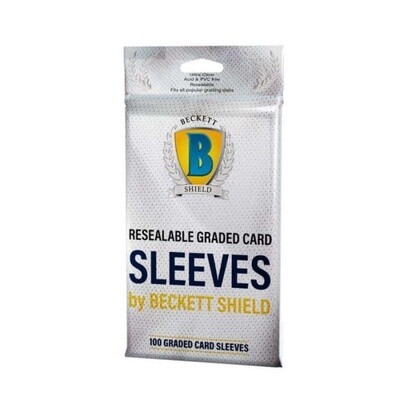 Beckett Shield Sleeves Graded 100Ct