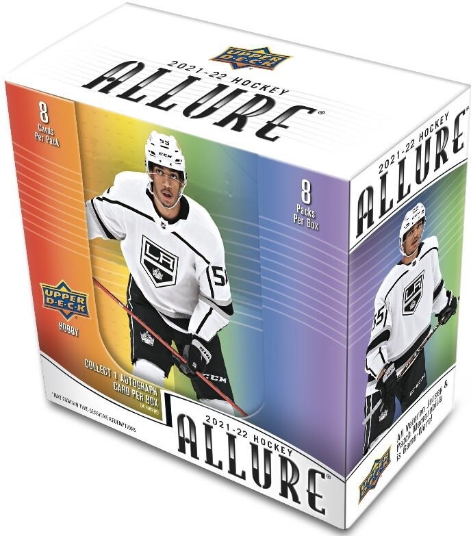 UD 2021-22 Allure hockey Hobby, Format D&#39;emballage: Boite (8 Paquets)