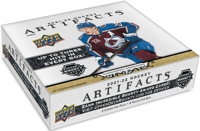 UD Artifacts Hockey 21/22, Format D&#39;emballage: Boite (8 Paquets)