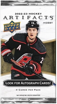 UD 2022-23 Artifacts hockey Hobby