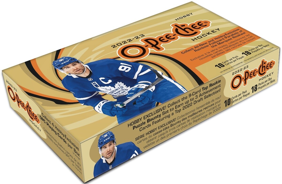 UD 2022-23 O-Pee-Chee Hockey Hobby, Format D&#39;emballage: Boite (18 Paquets)