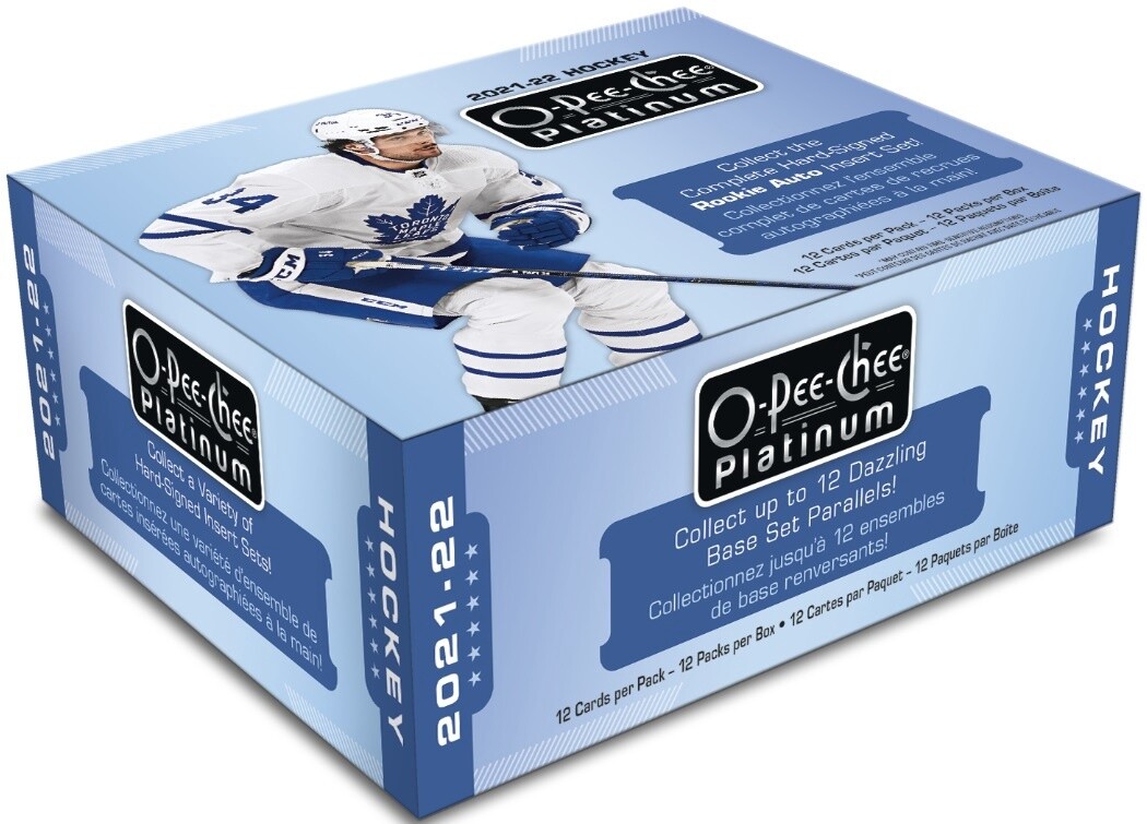 UD 2021-22 O-Pee-Chee Platinum Hockey Hobby, Format D&#39;emballage: Boite (12 Paquets)