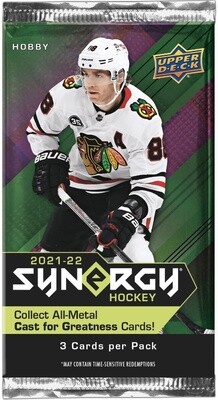UD 2021-22 Synergy hockey Hobby