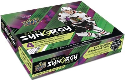 UD 2021-22 Synergy hockey Hobby