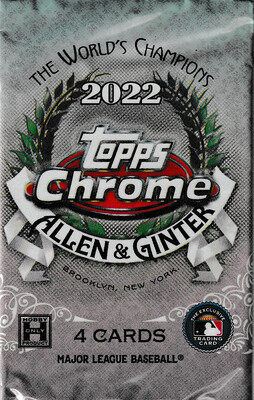 Topps Allen &amp; Ginter Chrome Baseball 2022